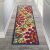 image:imageNourison Home Aloha Red Multicolor 7 x 10 Area Rug  Easy Clean Non Shedding Bed Room Living Room Dining Room Kitchen 7 x 10RedMulti