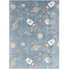 image:imageNourison Home Astra Machine Washable Blue Multicolor 53 x 7 Area Rug  Easy Clean Non Shedding Bed Room Living Room Dining Room Kitchen 5 x 7Blue Multicolor