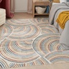 image:imageNourison Home Astra Machine Washable Ivory Multicolor 2 x 6 Area Rug  Easy Clean Non Shedding Bed Room Living Room Dining Room Kitchen 6 RunnerIvory Multicolor