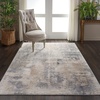 image:imageNourison Home Rustic Textures Rustic Grey 710 x round Area Rug Easy Cleaning Non Shedding Bed Room Living Room Dining Room Kitchen 8 RoundBeigeGrey