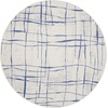 image:imageNourison Home Whimsicle Ivory Blue 6 x 9 Area Rug  Easy Clean Non Shedding Bed Room Living Room Dining Room Kitchen 6 x 9Ivory Blue
