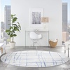 image:imageNourison Home Whimsicle Ivory Blue 6 x 9 Area Rug  Easy Clean Non Shedding Bed Room Living Room Dining Room Kitchen 6 x 9Ivory Blue