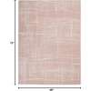 image:imageNourison Home Whimsicle Ivory Blue 6 x 9 Area Rug  Easy Clean Non Shedding Bed Room Living Room Dining Room Kitchen 6 x 9Pink Ivory