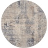 image:imageNourison Home Rustic Textures Rustic Grey 710 x round Area Rug Easy Cleaning Non Shedding Bed Room Living Room Dining Room Kitchen 8 RoundBeigeGrey