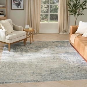 image:imageNourison Enriched Ivory Grey 93 x 127 Area Rug  Easy Clean Non Shedding Bed Room Living Room Dining Room Kitchen 9 x 13Blue Silver