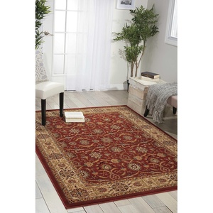 image:imageNourison Home Persian Crown Brick 710 x 106 Area Rug  Easy Clean Non Shedding Bed Room Living Room Dining Room Kitchen 8 x 11Brick