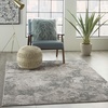 image:imageMichael Amini MA90 Uptown IvoryGrey 4 x 6 Area Rug  Easy Clean Non Shedding Bed Room Living Room Dining Room Kitchen 4 x 6Grey