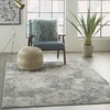 image:imageMichael Amini MA90 Uptown IvoryGrey 4 x 6 Area Rug  Easy Clean Non Shedding Bed Room Living Room Dining Room Kitchen 4 x 6Grey
