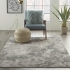 image:imageMichael Amini MA90 Uptown IvoryGrey 4 x 6 Area Rug  Easy Clean Non Shedding Bed Room Living Room Dining Room Kitchen 4 x 6Grey
