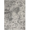 image:imageMichael Amini MA90 Uptown IvoryGrey 4 x 6 Area Rug  Easy Clean Non Shedding Bed Room Living Room Dining Room Kitchen 4 x 6IvoryGrey