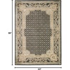image:imageMichael Amini Platine Charcoal 35 x 55 Area Rug  Easy Clean Non Shedding Bed Room Living Room Dining Room Kitchen 4 x 6Charcoal