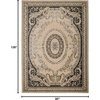 image:imageMichael Amini Platine Ivory 76 x 106 Area Rug  Easy Clean Non Shedding Bed Room Living Room Dining Room Kitchen 8 x 11Ivory