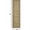 image:imageNourison Home Ashton House Vintage Light Gold 2 x 59 Area Rug Easy Cleaning Non Shedding Bed Room Living Room Dining Room Kitchen 2x62 x 59