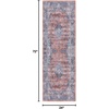 image:imageNourison Home Brilliance Machine Washable Traditional Vintage BlueMulti 4 x 6 Area Rug Easy Cleaning Non Shedding Bed Room Living Room Dining Room Kitchen 4x6BlueMulti