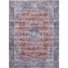 image:imageNourison Home Brilliance Machine Washable Traditional Vintage BlueMulti 4 x 6 Area Rug Easy Cleaning Non Shedding Bed Room Living Room Dining Room Kitchen 4x6BlueMulti