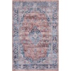 image:imageNourison Home Brilliance Machine Washable Traditional Vintage BlueMulti 4 x 6 Area Rug Easy Cleaning Non Shedding Bed Room Living Room Dining Room Kitchen 4x6BlueMulti