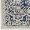 image:imageNourison Home Cyrus Bohemian Ivory Blue 53 x 73 Area Rug Easy Clean Non Shedding Bed Room Living Room Dining Room Kitchen 5x7Ivory Blue