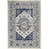 image:imageNourison Home Cyrus Bohemian Ivory Blue 53 x 73 Area Rug Easy Clean Non Shedding Bed Room Living Room Dining Room Kitchen 5x7Ivory Blue