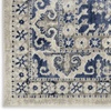 image:imageNourison Home Cyrus Bohemian Ivory Blue 53 x 73 Area Rug Easy Clean Non Shedding Bed Room Living Room Dining Room Kitchen 5x7Ivory Blue