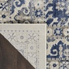 image:imageNourison Home Cyrus Bohemian Ivory Blue 53 x 73 Area Rug Easy Clean Non Shedding Bed Room Living Room Dining Room Kitchen 5x7Ivory Blue