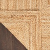 image:imageNourison Home Natural Jute Natural 5 x 7 Area Rug  Easy Clean Non Shedding Bed Room Living Room Dining Room Kitchen 5 x 7Natural
