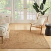 image:imageNourison Home Natural Jute Natural 5 x 7 Area Rug  Easy Clean Non Shedding Bed Room Living Room Dining Room Kitchen 5 x 7Natural