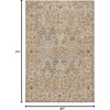 image:imageNourison Home Petra Vintage Blue 23 x 102 Area Rug Easy Clean Non Shedding Bed Room Living Room Dining Room Kitchen 2x10Blue