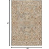 image:imageNourison Home Petra Vintage Blue 23 x 102 Area Rug Easy Clean Non Shedding Bed Room Living Room Dining Room Kitchen 2x10Blue