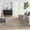 image:imageNourison Home Petra Vintage Blue 23 x 102 Area Rug Easy Clean Non Shedding Bed Room Living Room Dining Room Kitchen 2x10Blue