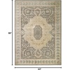 image:imageNourison Home Platine Vintage Slate 53 x 75 Area Carpet Washproof Non Shedding Bed Room Living Room Dining Room Kitchen 5x7Slate
