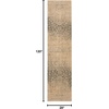 image:imageNourison Home Silk Elements Beige 25 x 10 Area Rug  Easy Clean Non Shedding Bed Room Living Room Dining Room Kitchen 10 RunnerBeige