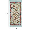 image:imageNourison Home Tribal Decor White 22 x 79 Area Rug  Easy Clean Non Shedding Bed Room Living Room Dining Room Kitchen 8 RunnerAqua