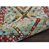 image:imageNourison Home Tribal Decor White 22 x 79 Area Rug  Easy Clean Non Shedding Bed Room Living Room Dining Room Kitchen 8 RunnerAqua