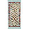 image:imageNourison Home Tribal Decor White 22 x 79 Area Rug  Easy Clean Non Shedding Bed Room Living Room Dining Room Kitchen 8 RunnerAqua