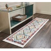 image:imageNourison Home Tribal Decor White 22 x 79 Area Rug  Easy Clean Non Shedding Bed Room Living Room Dining Room Kitchen 8 RunnerWhite