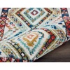 image:imageNourison Home Tribal Decor White 22 x 79 Area Rug  Easy Clean Non Shedding Bed Room Living Room Dining Room Kitchen 8 RunnerWhite