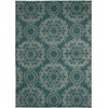 image:imageNourison Tranquility Transitional Ivory 39 x 59 Area Rug Easy Cleaning Non Shedding Bed Room Living Room Dining Room Kitchen 4x6Aqua