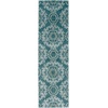 image:imageNourison Tranquility Transitional Ivory 39 x 59 Area Rug Easy Cleaning Non Shedding Bed Room Living Room Dining Room Kitchen 4x6Aqua