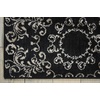 image:imageNourison Tranquility Transitional Ivory 39 x 59 Area Rug Easy Cleaning Non Shedding Bed Room Living Room Dining Room Kitchen 4x6Black