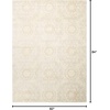 image:imageNourison Tranquility Transitional Ivory 39 x 59 Area Rug Easy Cleaning Non Shedding Bed Room Living Room Dining Room Kitchen 4x6Ivory