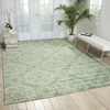 image:imageNourison Tranquility Transitional Ivory 39 x 59 Area Rug Easy Cleaning Non Shedding Bed Room Living Room Dining Room Kitchen 4x6Light Green