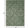 image:imageNourison Tranquility Transitional Ivory 39 x 59 Area Rug Easy Cleaning Non Shedding Bed Room Living Room Dining Room Kitchen 4x6Light Green