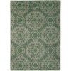 image:imageNourison Tranquility Transitional Ivory 39 x 59 Area Rug Easy Cleaning Non Shedding Bed Room Living Room Dining Room Kitchen 4x6Light Green