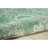 image:imageNourison Tranquility Transitional Ivory 39 x 59 Area Rug Easy Cleaning Non Shedding Bed Room Living Room Dining Room Kitchen 4x6Light Green