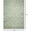 image:imageNourison Tranquility Transitional Ivory 39 x 59 Area Rug Easy Cleaning Non Shedding Bed Room Living Room Dining Room Kitchen 4x6Light Green