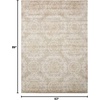 image:imageNourison Tranquility Transitional Ivory 39 x 59 Area Rug Easy Cleaning Non Shedding Bed Room Living Room Dining Room Kitchen 4x6Stone
