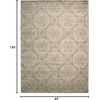 image:imageNourison Tranquility Transitional Ivory 39 x 59 Area Rug Easy Cleaning Non Shedding Bed Room Living Room Dining Room Kitchen 4x6Stone