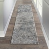 image:imageMichael Amini MA90 Uptown IvoryGrey 4 x 6 Area Rug  Easy Clean Non Shedding Bed Room Living Room Dining Room Kitchen 4 x 6Grey