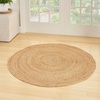 image:imageNourison Home Natural Jute Natural 5 x 7 Area Rug  Easy Clean Non Shedding Bed Room Living Room Dining Room Kitchen 5 x 7Natural
