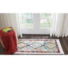 image:imageNourison Home Tribal Decor White 22 x 79 Area Rug  Easy Clean Non Shedding Bed Room Living Room Dining Room Kitchen 8 RunnerWhite